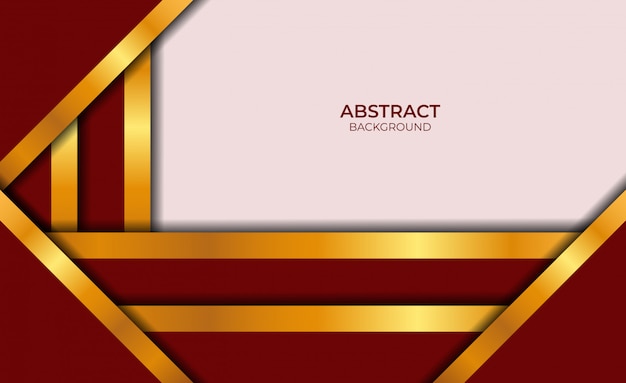 Ontwerp abstract rood en goud