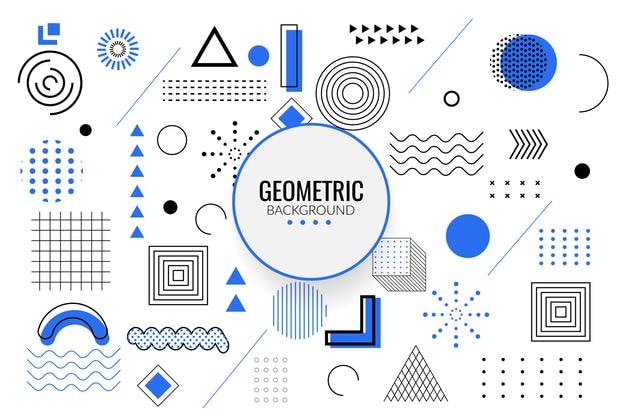 ontwerp achtergrond Memphis abstract Memphis achtergrond geometrische elementen in Memphis achtergrond
