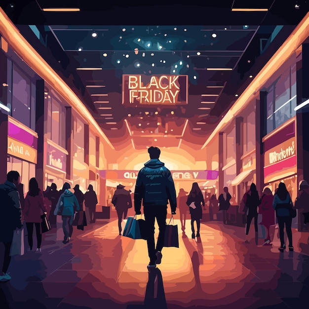 Ontwerp Alchemy Black Friday's vectorkunsttransformatie