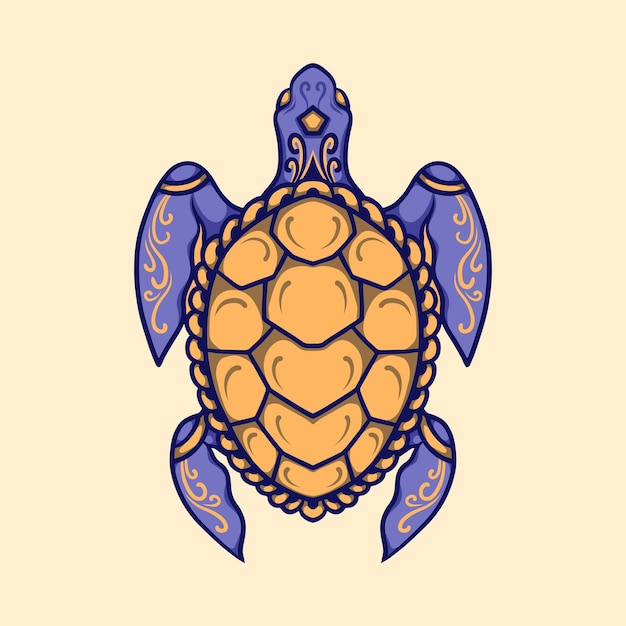 ontwerp dier schildpad vector kunst