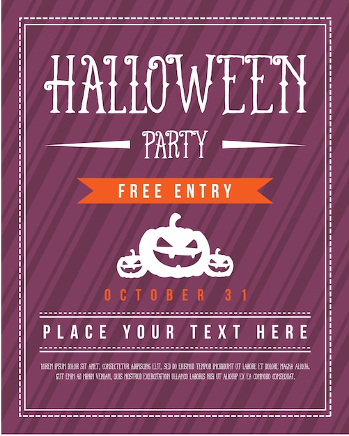 Ontwerp halloween-poster