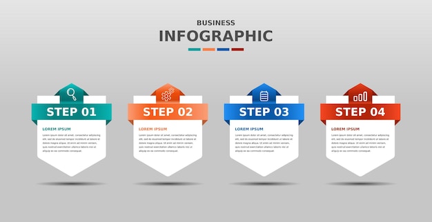 ontwerp infographic zakelijke sjabloon