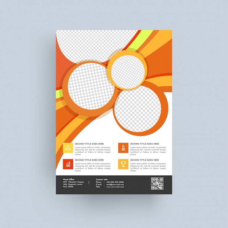 Vector ontwerp jaarverslag, cover, vectorsjabloon brochures, flyers, presentaties of folder