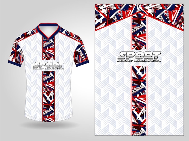 Ontwerp met sportjerseypatroon