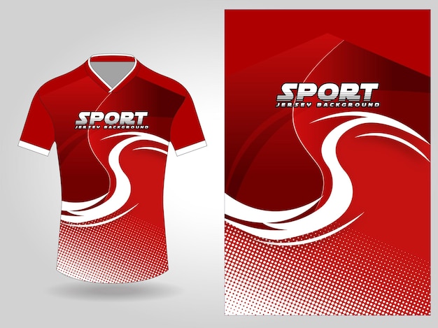 Ontwerp met sportjerseypatroon