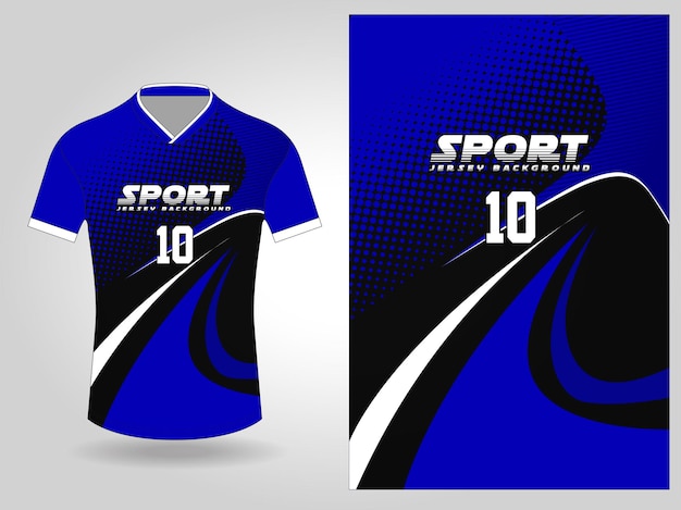 Ontwerp met sportjerseypatroon