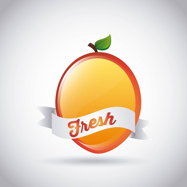 Vector ontwerp met vers fruit