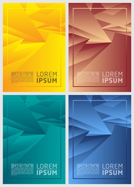 Vector ontwerp omslag boek poster catalogus boek brochure flyer lay-out