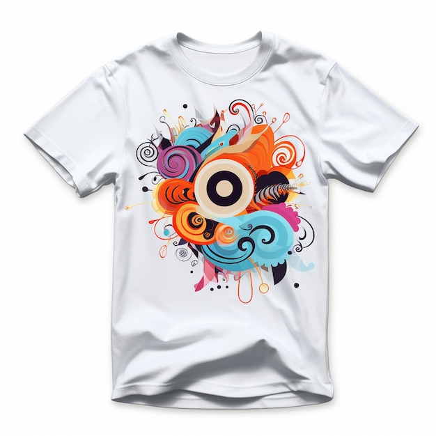 ontwerp shirt sjabloon mode voorkant vectorillustratie draag witte mannen kleding kleding