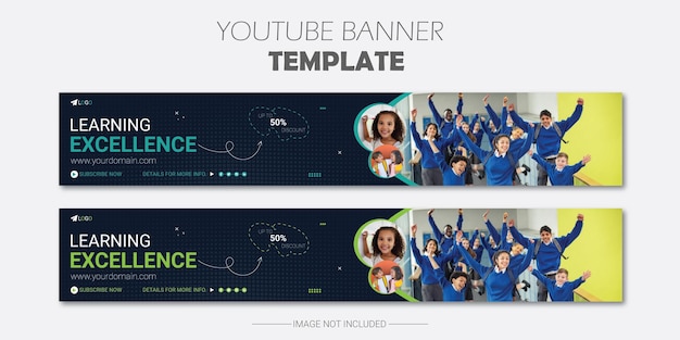 Vector ontwerp van banners voor sociale media voor de toelating van kinderen naar school