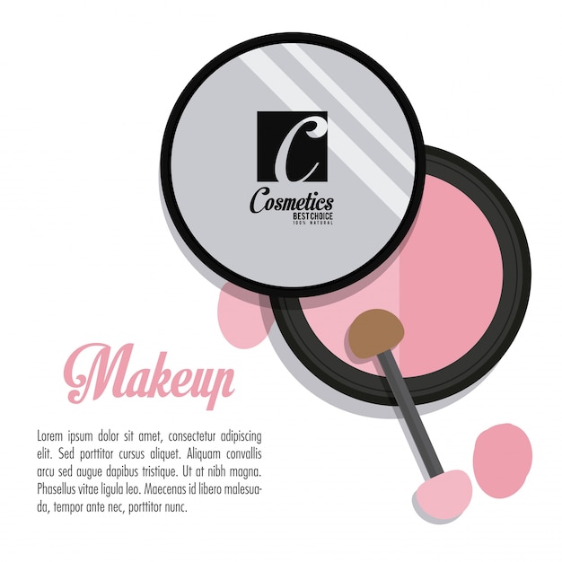 Ontwerp van cosmetica en make-up