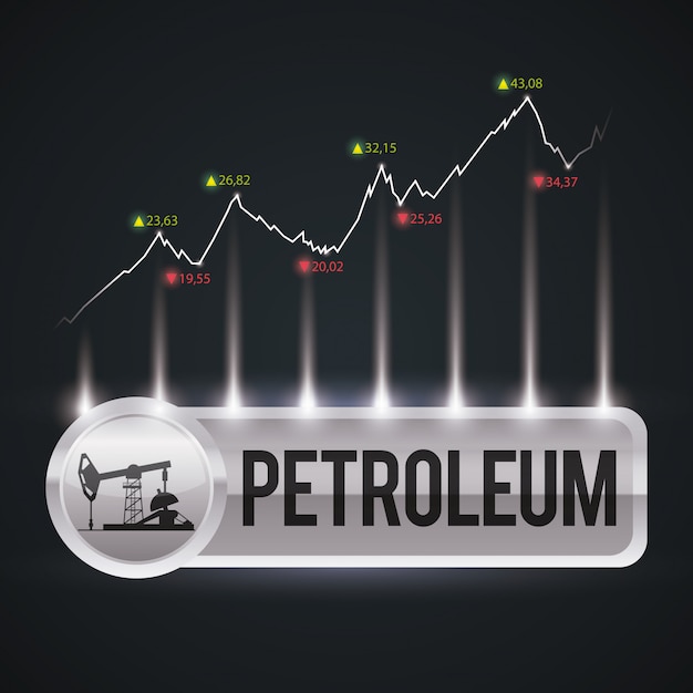 Ontwerp van de petroleumindustrie.