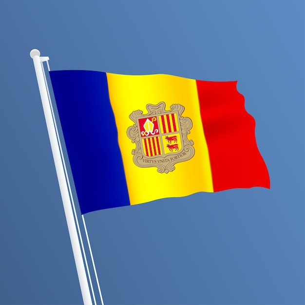 Ontwerp van de vlag van Andorra