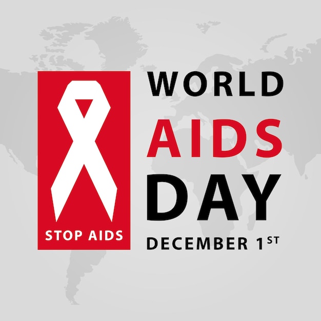 Ontwerp van de wereld aids-dag