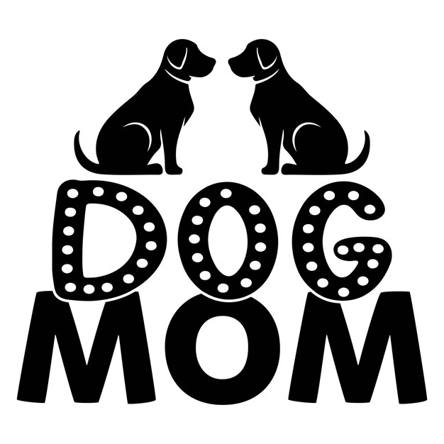 Vector ontwerp van dog svg