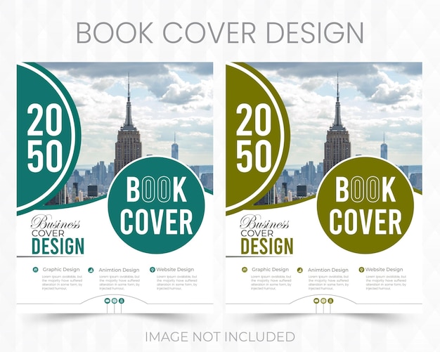 Vector ontwerp van een business cover template