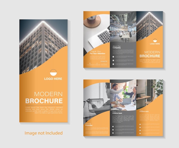 Ontwerp van een drievoudige brochure