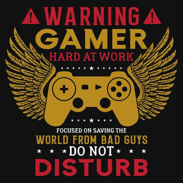 ontwerp van gaming-t-shirt