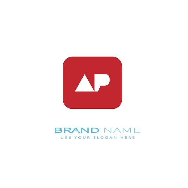 Ontwerp van het AP398 letter AP-logo