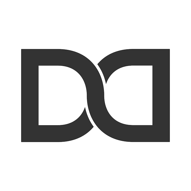 Vector ontwerp van het dd-logo