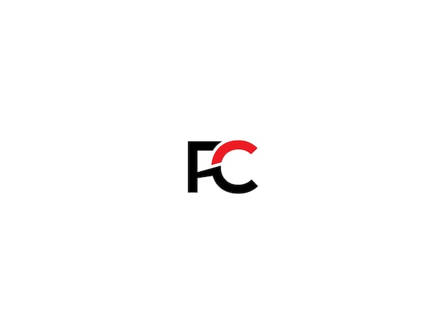 Vector ontwerp van het fc-logo