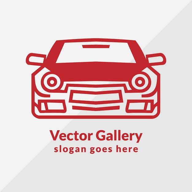 Vector ontwerp van het logo van de auto