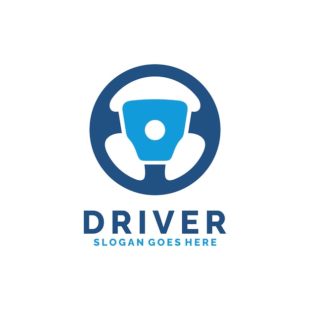 Ontwerp van het logo van de bestuurder