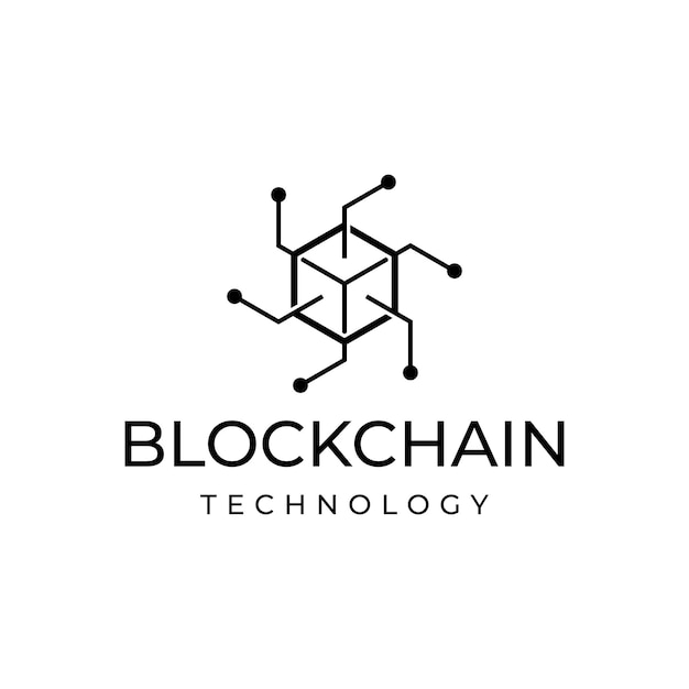 ontwerp van het logo van de blokketen