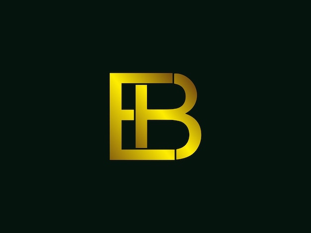 Ontwerp van het logo van EB