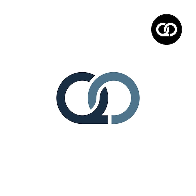 Ontwerp van het logo van het letter QO Monogram