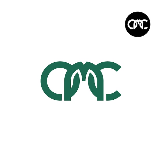 Ontwerp van het logo van het lettermonogram van de OMC