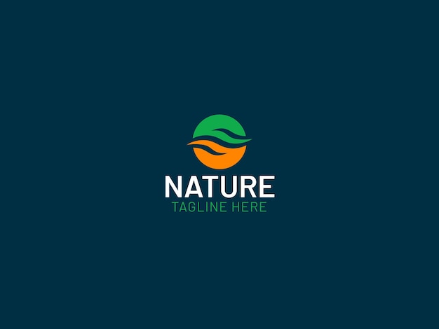 Ontwerp van het logo van het natuurbedrijf