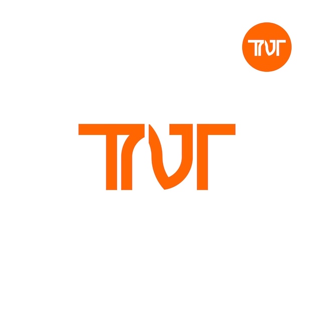 Ontwerp van het logo van het TNT-monogram