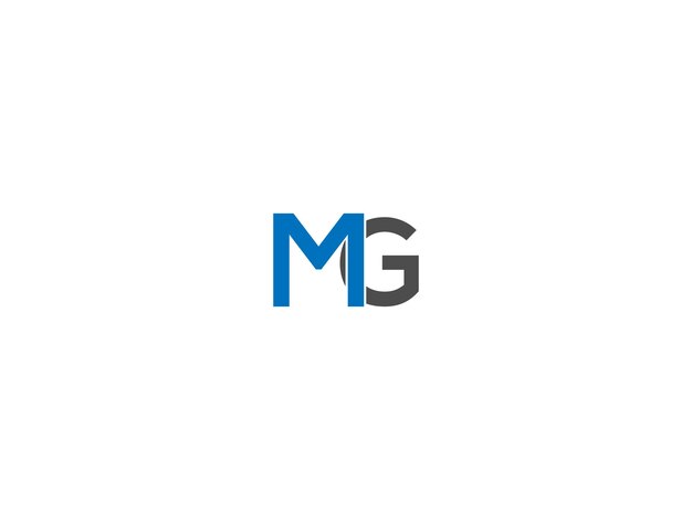 Ontwerp van het logo van MG