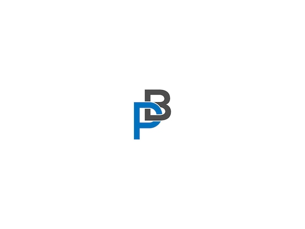 Ontwerp van het logo van PB