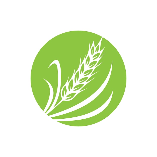 Ontwerp van het logo van Wheat Farm Nature