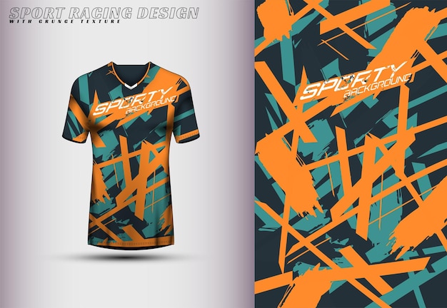 Ontwerp van het voorste raceshirt sportontwerp voor het racen van wielertrui-spelvector