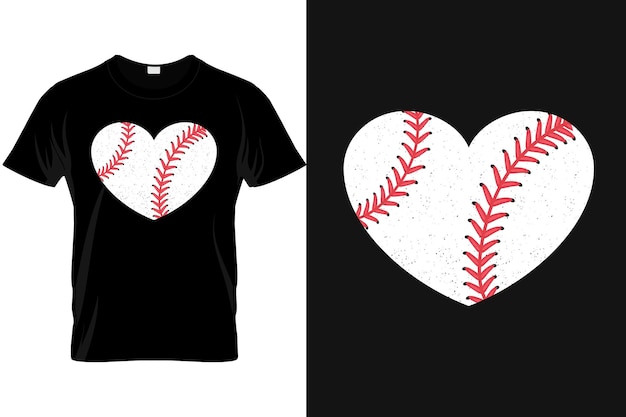 Vector ontwerp van honkbal t-shirt