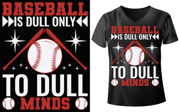 Ontwerp van honkbal T-shirt