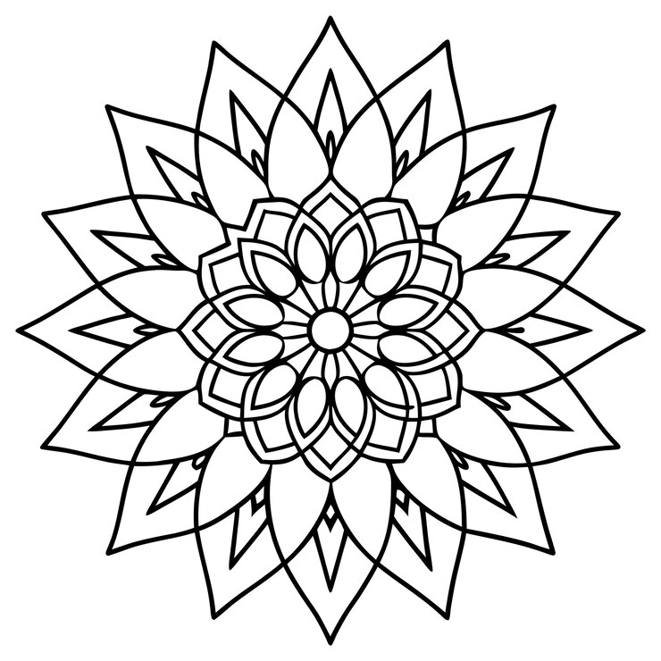 Vector ontwerp van mandala