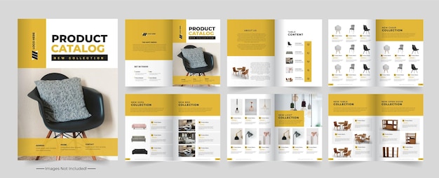 Ontwerp van productcatalogussjabloon of ontwerp van productcatalogus