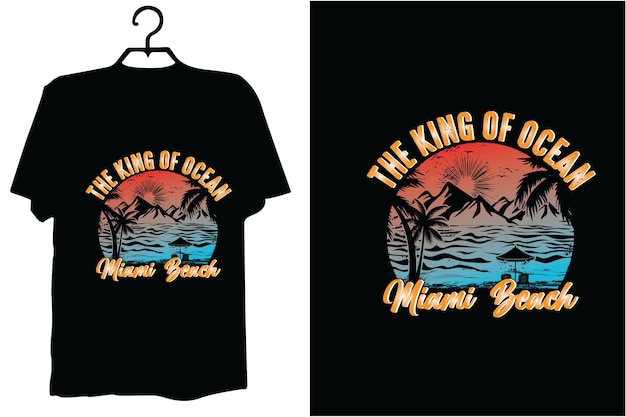 Ontwerp van strand T-shirts