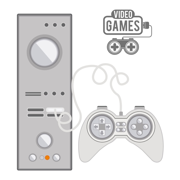 Vector ontwerp van videogames