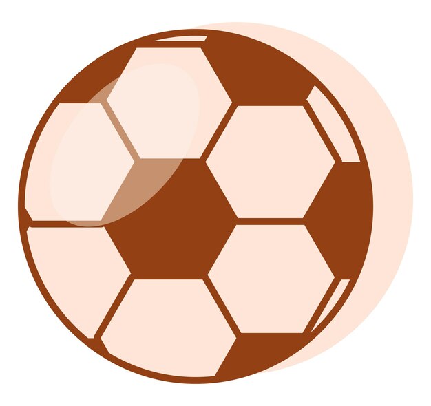 Vector ontwerp van voetbal