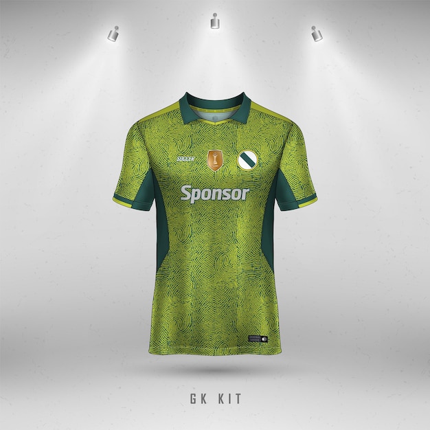 Ontwerp van voetbaltrui voor sublimatie, ontwerp van sportt-shirts