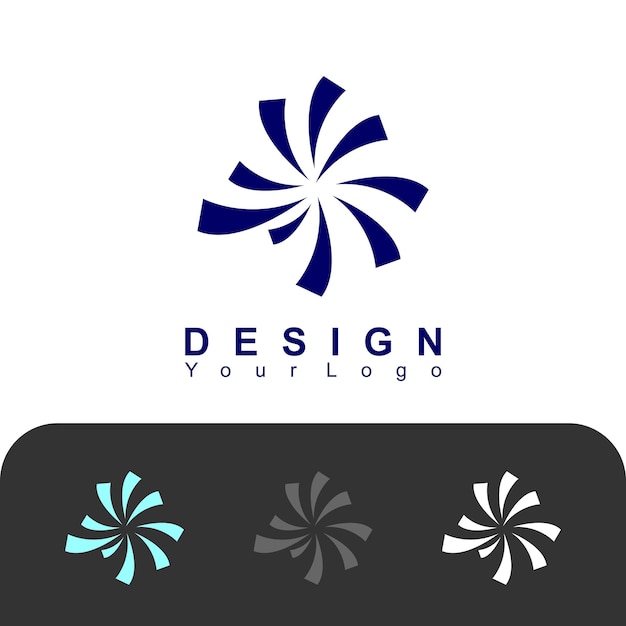 Ontwerp vector abstracte logo