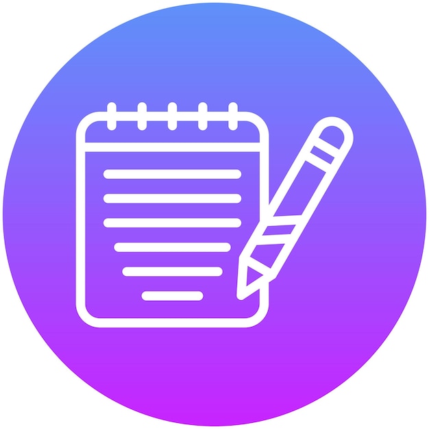 Ontwerp vector icoontje illustratie van Literatuur icoonset