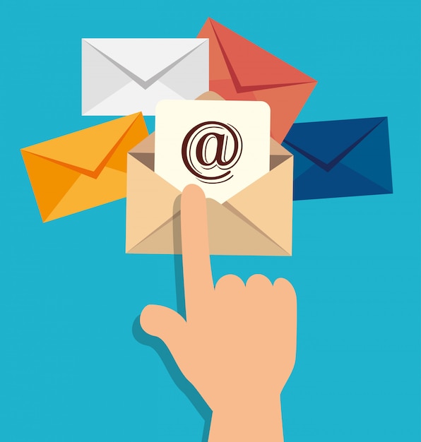 Ontwerp voor e-mailmarketing.