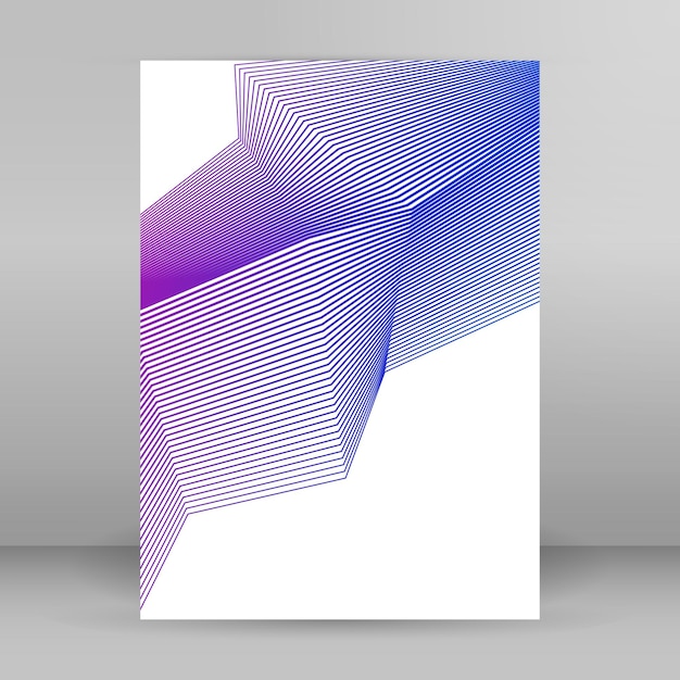 Ontwerpelementen Gebogen scherpe hoeken veel streak Abstracte verticale gebroken strepen op witte achtergrond geïsoleerd Creatieve band art Vector illustratie EPS 10 Zwarte lijnen gemaakt met behulp van Blend Tool