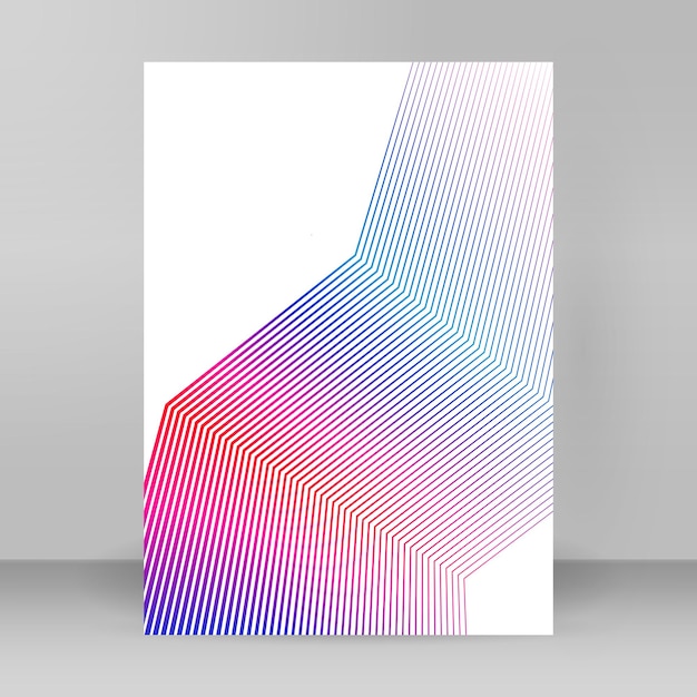 Ontwerpelementen Gebogen scherpe hoeken veel streak Abstracte verticale gebroken strepen op witte achtergrond geïsoleerd Creatieve band art Vector illustratie EPS 10 Zwarte lijnen gemaakt met behulp van Blend Tool